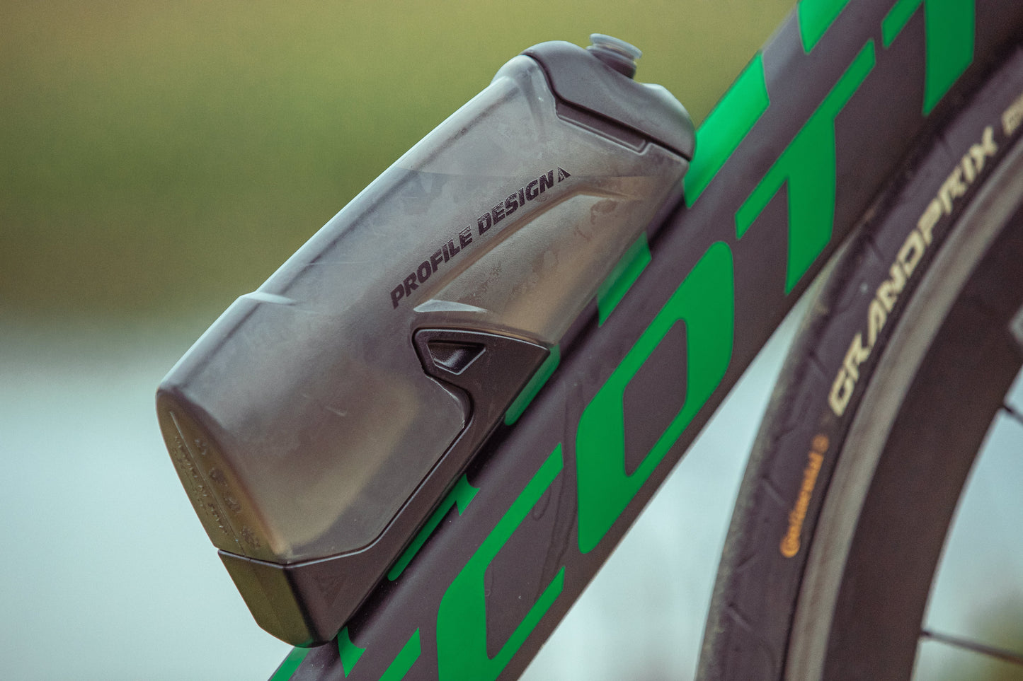 Profile Design Aero Frame Water Bottle Close Up View
